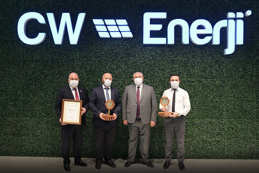 Antalya Ticaret ve Sanayi Odası’ndan CW Enerji’ye ödül
