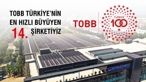 CW Enerji, Türkiye’nin En Hızlı Büyüyen 14. Şirketi Oldu