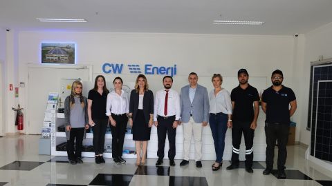 MMO Antalya Şube Başkanından CW Enerji'ye Ziyaret