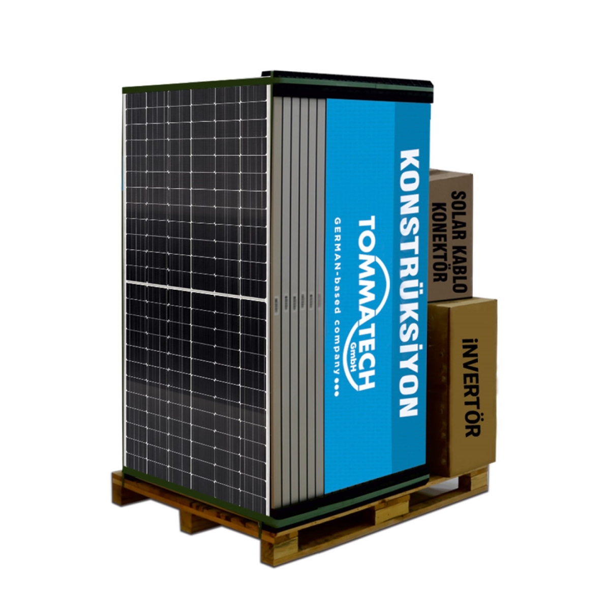 TommaTech On-Grid 3KW Medium Solar Paket Trapez